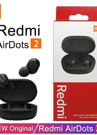 Беспроводные блютуз наушники xiaomi redmi air dots 2 с индикатором заряда