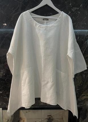 Стильна сорочка льон італія,, великого розміру5 фото