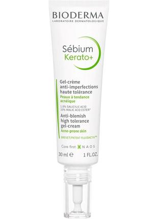 Гель-крем bioderma sebium kerato+1 фото