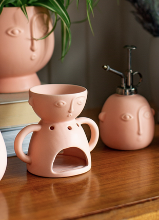 Аромалампа sass&amp;belle / face oil burner matte pink1 фото