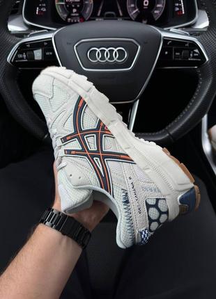 🔥мужские кроссовки asics gel-kahana 8 beige navy orange7 фото