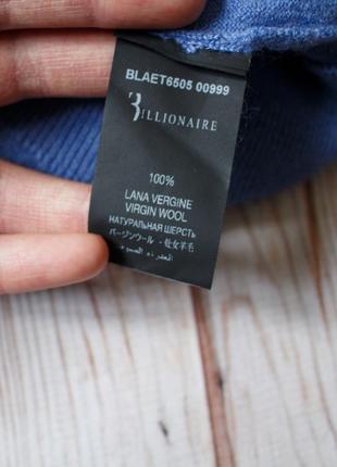 Шерстяной свитер водолазка лонслив джемпер billionaire оригинал оригинал шерсть куртка худи толстовка мальчика3 фото