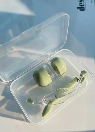 Набір для контактних лінз ( контейнер, пінцет, присосок) — салатовий