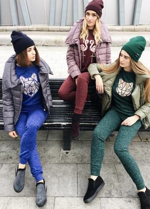 Костюм спортивний кежел стиль тканини софт-ангора