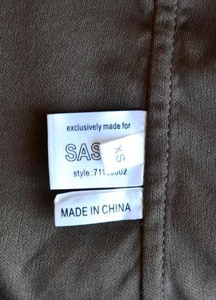 Легкая курточка sash шоколадного цвета3 фото