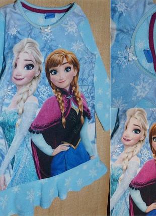 Disney флісова піжама 5-6 років сорочка флисовая пижама ночнушка