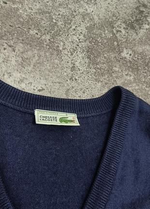 Lacoste винтажная chemise жилетка лакосте4 фото