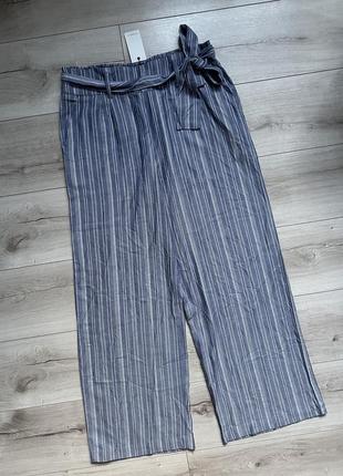 Женские широкие брюки в полоску sparkz copenhagen3 фото