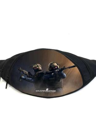 Поясная сумка бананка контр страйк (gb-csgo 05) gear bag черная