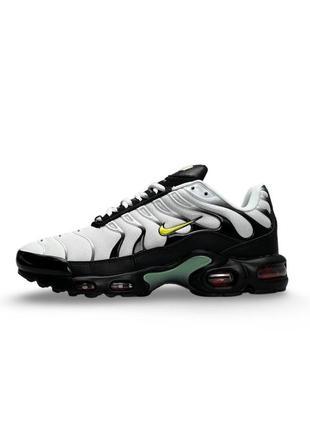 Мужские кроссовки найк nike air max plus white black mint