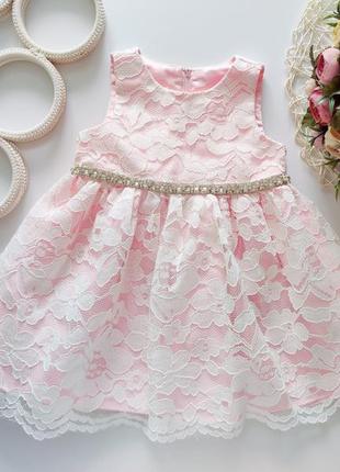 Красивое нежное нарядное детское платье артикул: 18465
