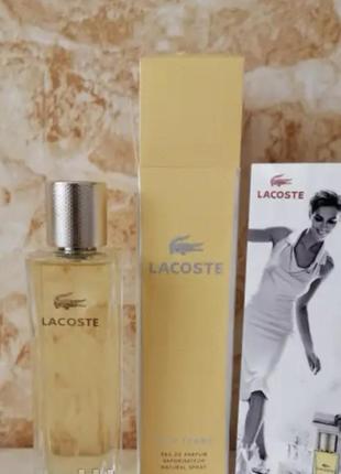 Жіноча парфумована вода lacoste pour femme /лаксост пур фем / 90 ml1 фото