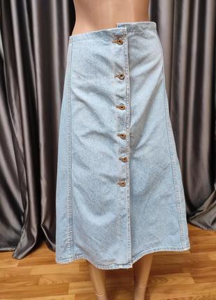 Джинсовая юбка юбка огромного размера супер-балал3 фото