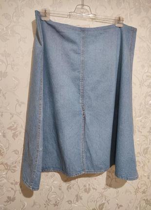Джинсовая юбка юбка огромного размера супер-балал1 фото