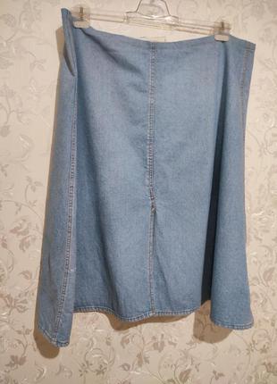 Джинсовая юбка юбка огромного размера супер-балал8 фото