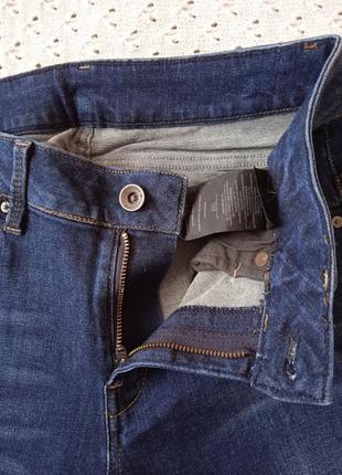 Джинсы синие узкие 29 демисезонные джинсы слим зауженные5 фото