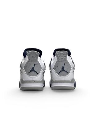 Мужские кожаные кроссовки в стиле nike air jordan 4 retro 🆕 найк джордан 44 фото