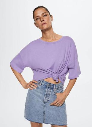 Футболка мяка оверсайз mango,p. m