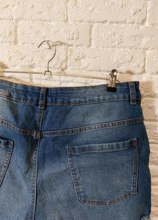 Фирменные стрейчевые джинсовые шорты4 фото