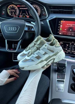 🔥женские кроссовки green adidas niteball prm primeknit olive