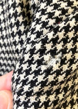 Pierre balmain шерстяной пиджак белый черный костюм блейзер l