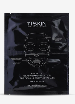111skin celestial black diamond lifting and firming face mask single гидрогелевая лифтинг-маска1 фото