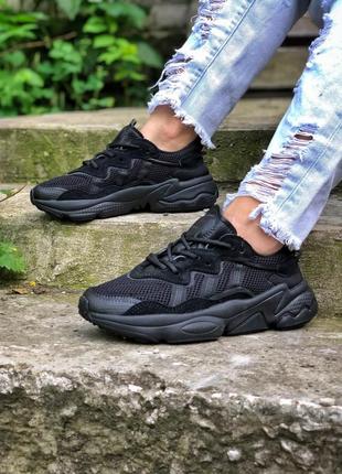 Кроссовки adidas ozweego black  кросівки