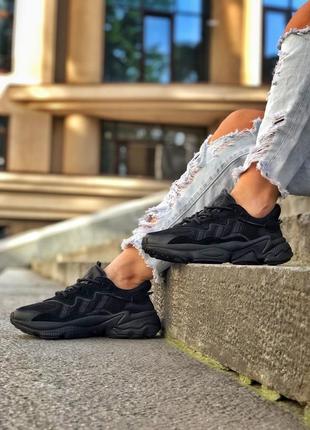 Кроссовки adidas ozweego black  кросівки7 фото