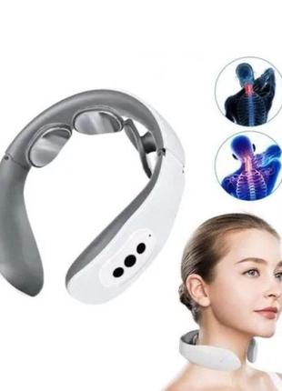 Массажер для шеи smart neck massager hx-1680 6 режимов1 фото