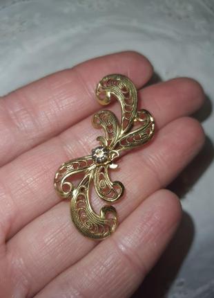 Винтажная брошь, германия
