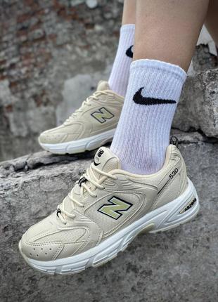 Кроссовки new balance 530 beige