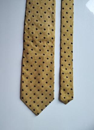 Жовта краватка галстук hugo boss2 фото