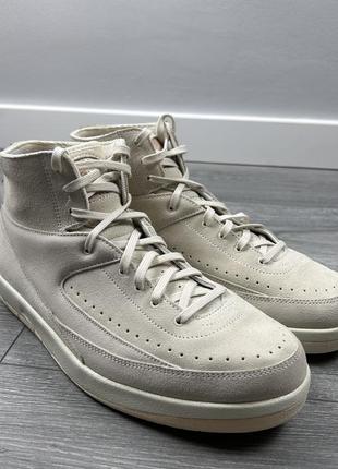 Мужские оригинальные кроссовки jordan 2 retro deconstructed sail6 фото