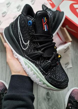 Мужские кроссовки nike kyrie 7 gs kyrie 7 black/white"pre-heat"