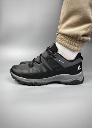 Кроссовки salomon x ultra gore-tex black grey7 фото