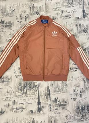 Adidas originals “bomber”  женская куртка-бомбер8 фото