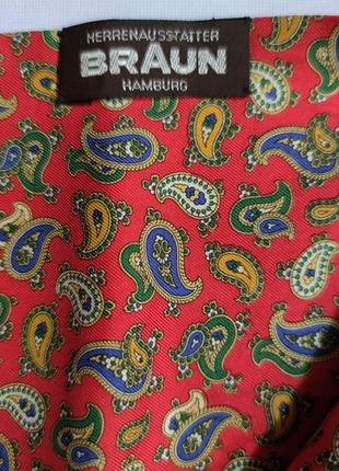 Braun hambur gпоемиум  шейный платок  шарф пейсли  аскот /9208/2 фото