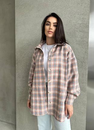 Сорочка в клітинку,рубашка в клетку
