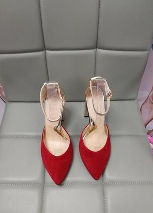 Открытые туфли босоножки женские на высоком удобном каблуке 35-41р5 фото