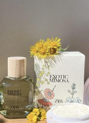 Парфюм zara exotic mimosa 90 ml новые распакованные