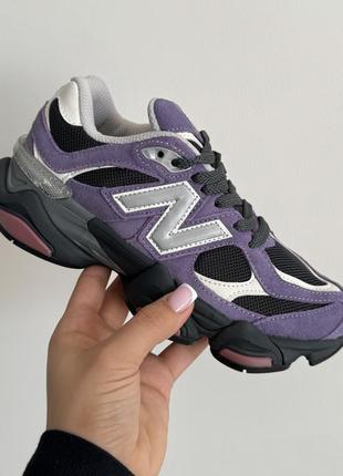 Кроссовки new balance 9060 violet noir2 фото