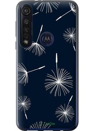 Чехол на motorola g8 plus одуванчики "2398u-1837-10746"