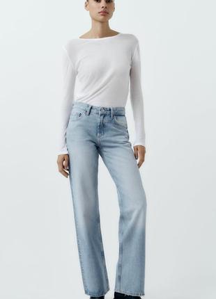 Джинси zara straight jeans