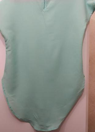 Розпродаж літнього!!річна жіноча блузка м'ятного тренд літа-м'ятний колір2 фото