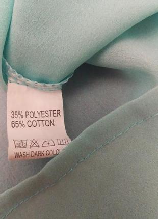 Розпродаж літнього!!річна жіноча блузка м'ятного тренд літа-м'ятний колір4 фото
