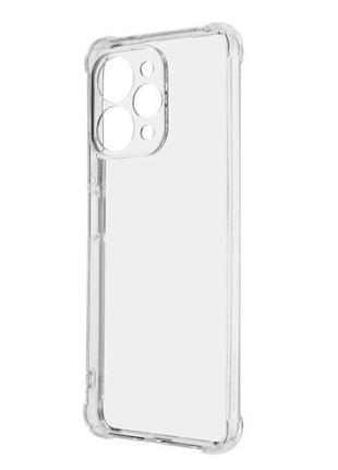 Чехол fiji proof для xiaomi redmi 12 бампер с усиленными бортами transparent