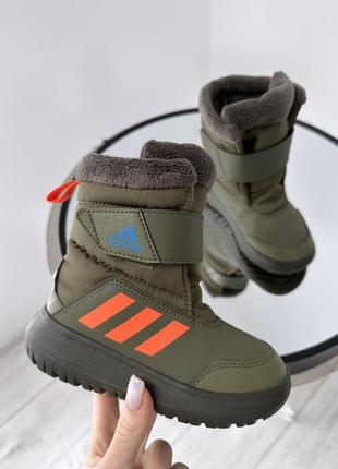 Крутейшие теплые зимние сапожки  adidas winterplay