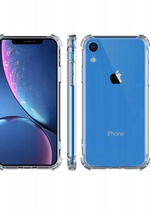 Протиударний прозорий чохол для apple iphone xr2 фото