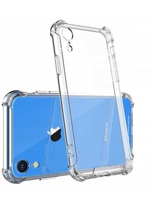 Противоударный прозрачный чехол для apple iphone xr
