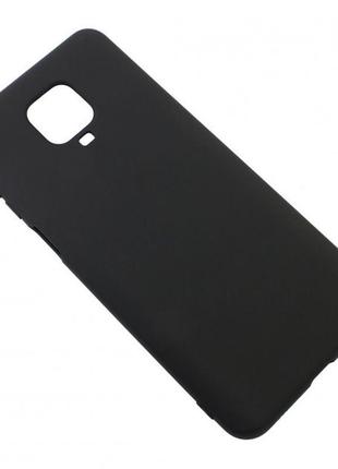 Чехол soft touch для xiaomi redmi note 9 pro силикон бампер черный 2